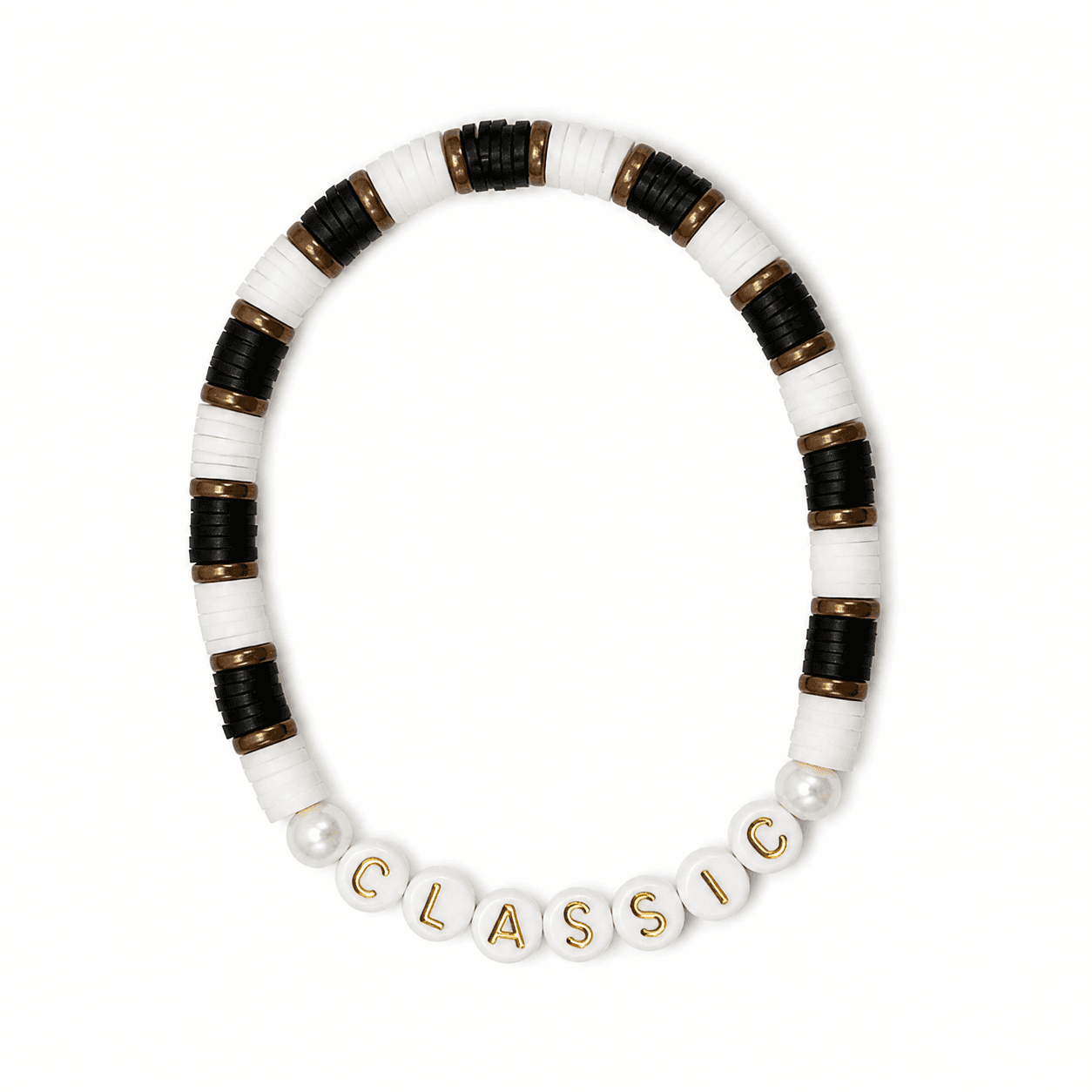 Classic Black & White Bracelet